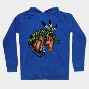 horse head ornament Hoodie